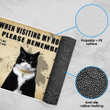 Funny Cat Doormat - When Visiting My House Doormat -Gifts for Cat Lovers