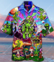 Hippie Alien Unisex Hawaiian Shirt HW03