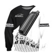 Harmonica music 3d hoodie shirt for men and women MUS19