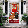 Dachshunds Christmas Door Cover ANM02