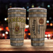 Personalized Whiskey Wood Grain Tumbler H2006