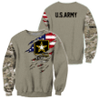Personized Soldier US Army 3D All Over Printed Shirt AM35