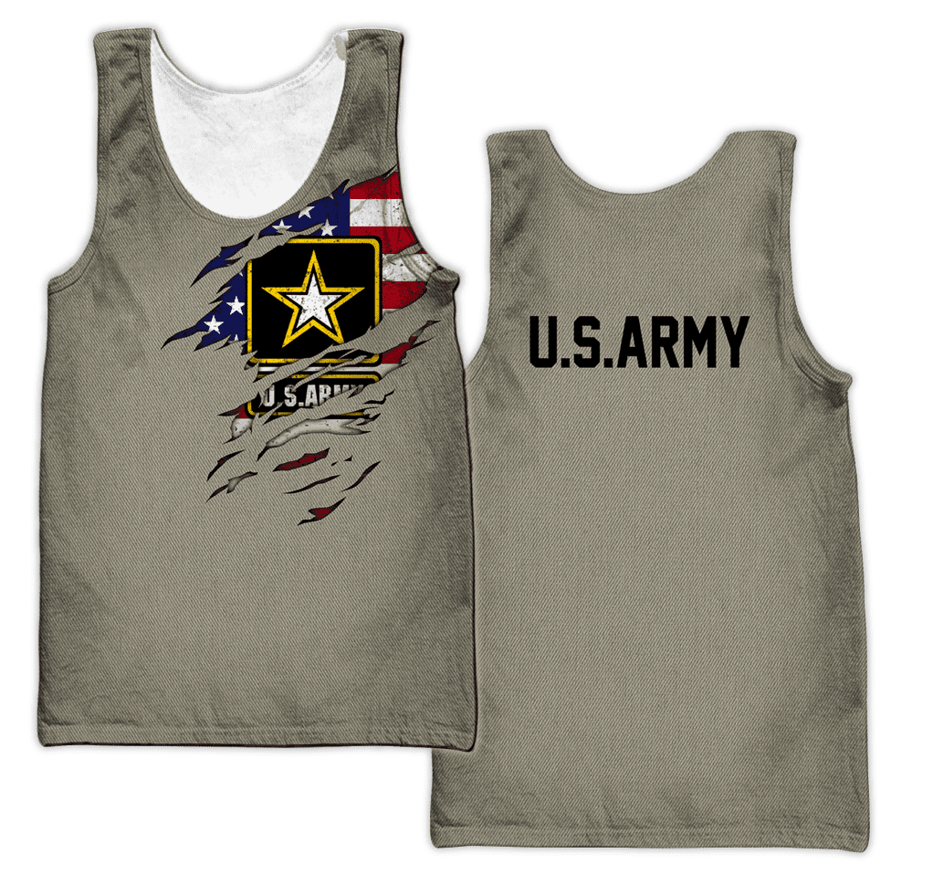 Personized Soldier US Army 3D All Over Printed Shirt AM35