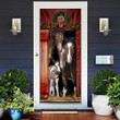 Happy Family Horse Door Cover JSD30