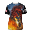 Firefighter 3D All Over Printed Unisex Shirts FF04