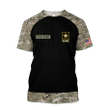 Personlized Soldier US Army 3D All Over Printed Shirt Hoodie AM34