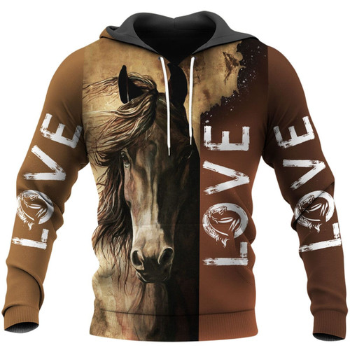 Love Horse 3D All Over Printed Shirts HR104