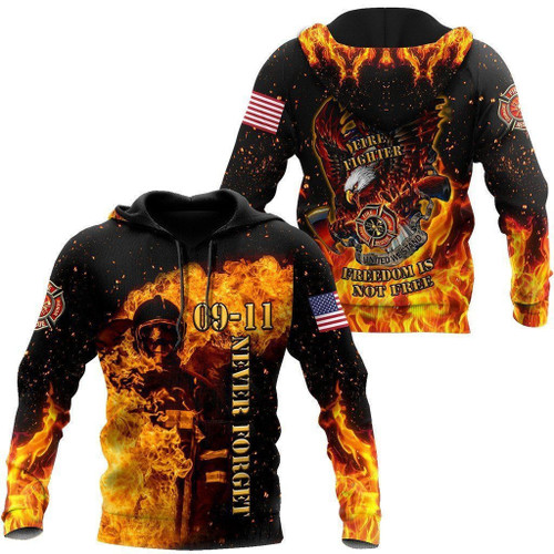 Firefighter 3D All Over Printed Unisex Shirts FF02