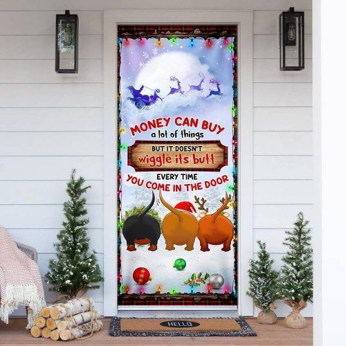 A Lot Of Things Christmas Door Cover ANM03