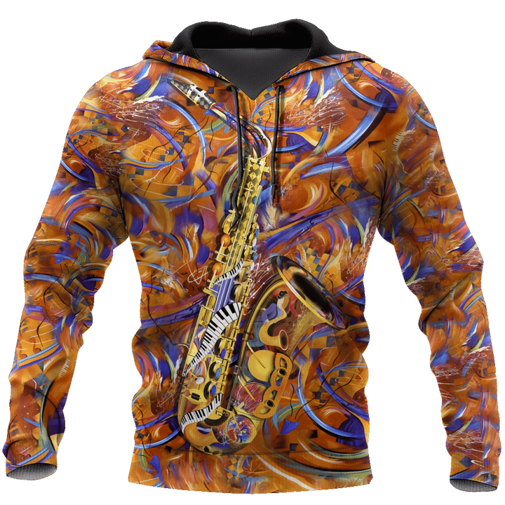 Saxophone music 3d hoodie shirt for men and women MUS06