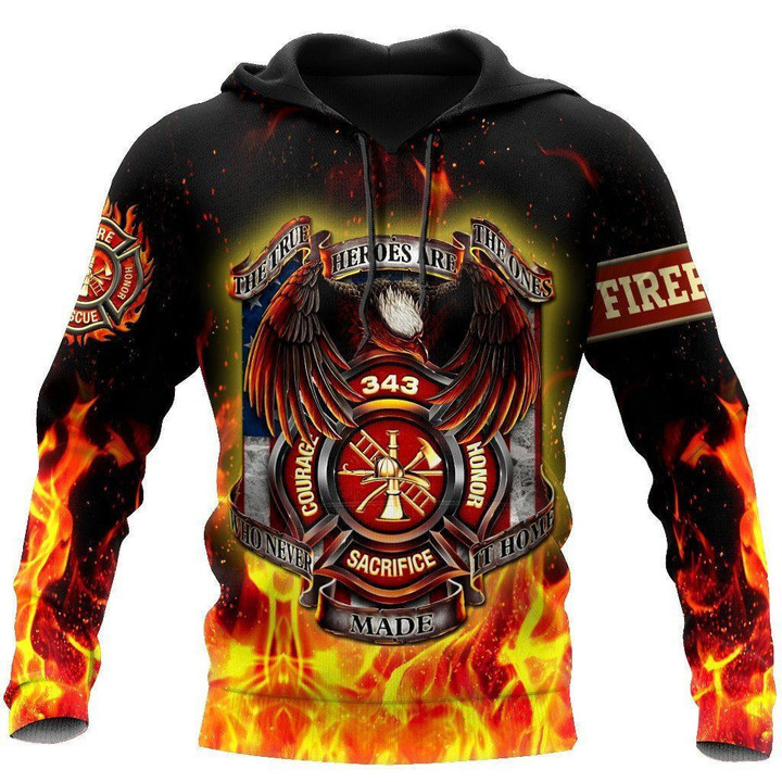 Firefighter 3D All Over Printed Unisex Shirts FF01