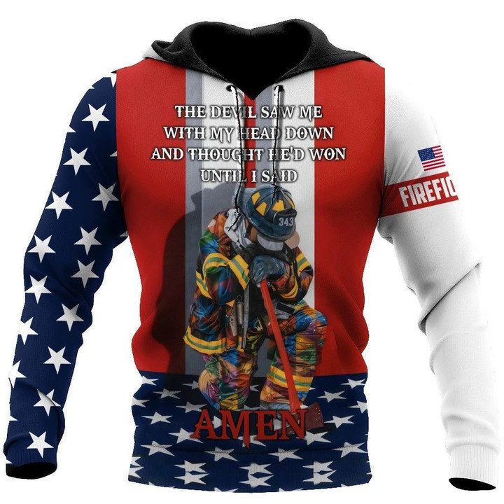Firefighter 3D All Over Printed Unisex Shirts FF29