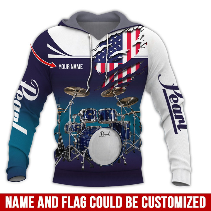 Personalized Drum Music 3D All Over Printed Shirts PD3