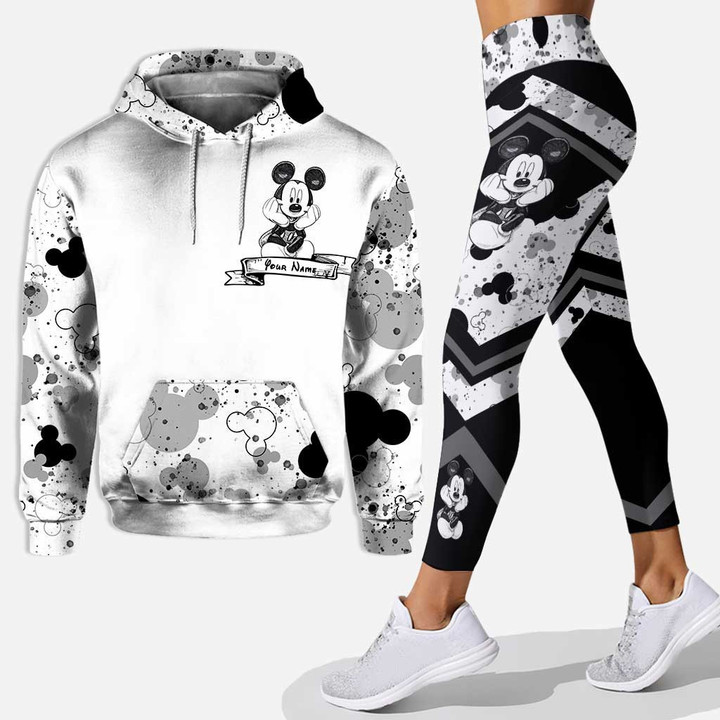 Cute Mouse Ears - Personalized Hoodie and Leggings