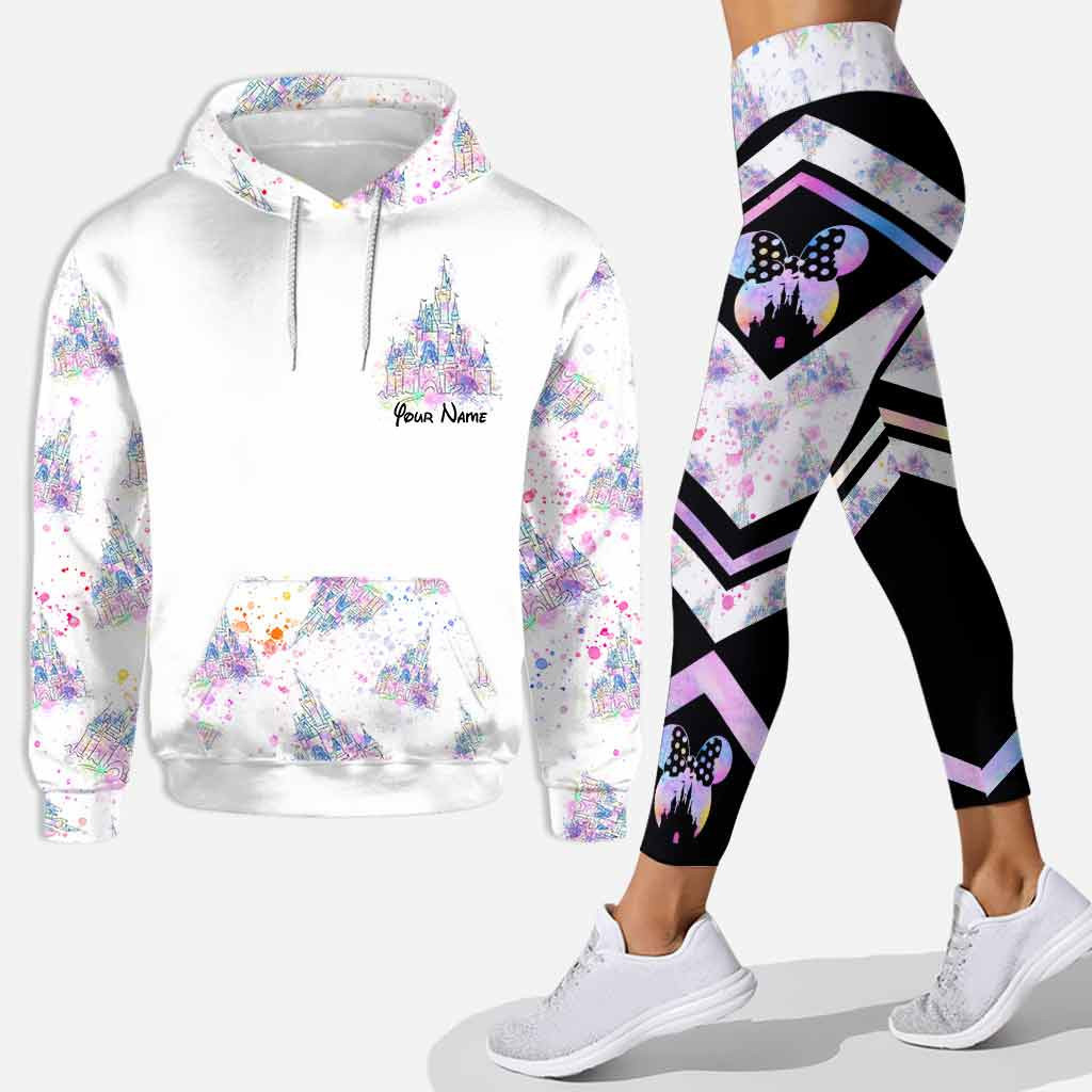We Are Never Too Old For Magic Castle - Personalized Mouse Hoodie And Leggings