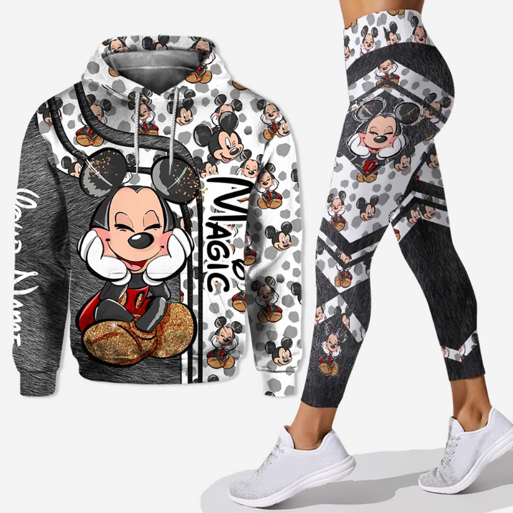 Never Too Old For Magic - Personalized Mouse Hoodie And Leggings