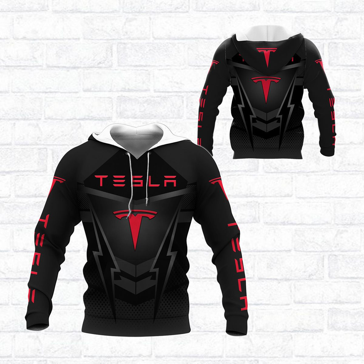 3D All Over Printed Tesla LPH-NH Shirts Ver2 (Black)