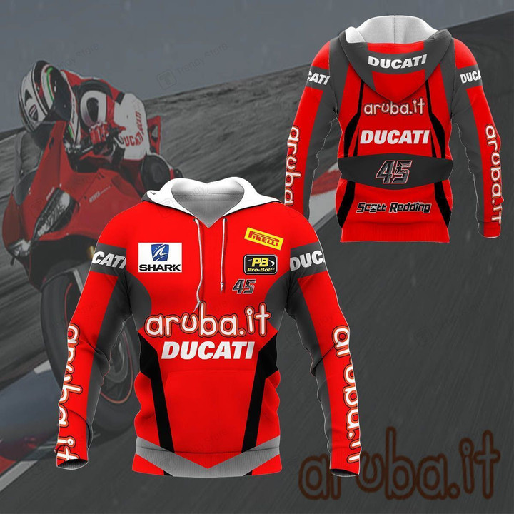 Ducati - Aruba.it racing SHIRTS - 3D ALL OVER PRINTED Ver 7