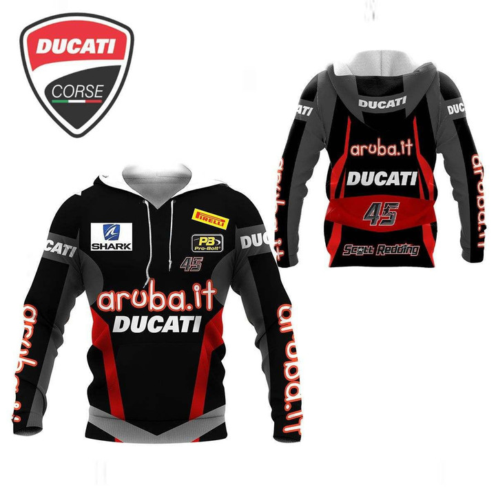 Ducati - Aruba.it racing SHIRTS - 3D ALL OVER PRINTED Ver 5