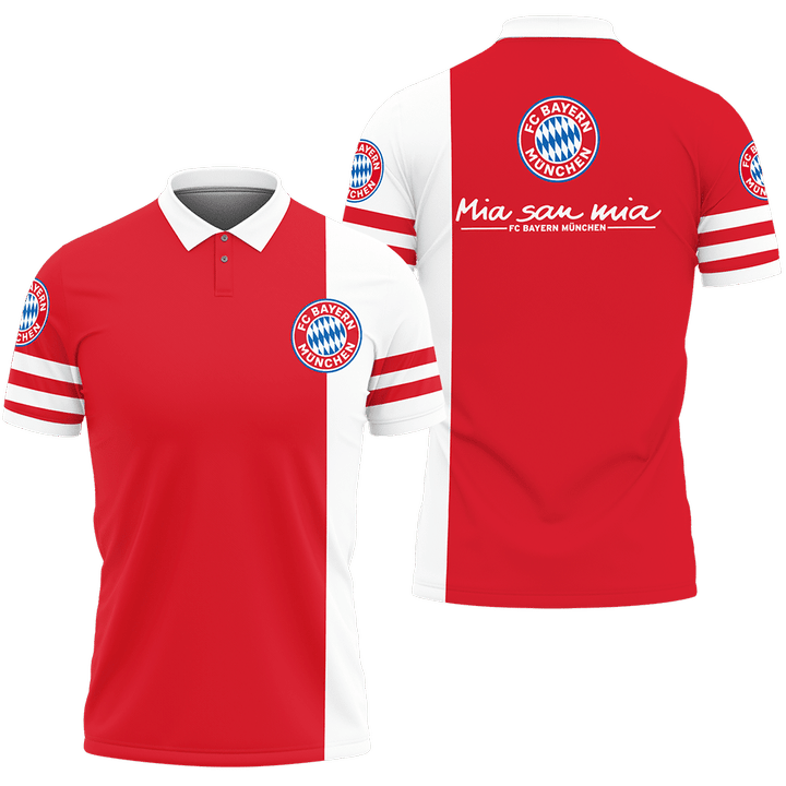 Bayern Polo Shirt 3D Printed Ver 4