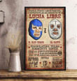 Poster Blue Demon vs El Santo Lucha Libre Poster