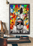 Poster Canvas Native Americans Hippie Limited - Poster Vertical - Owls Matrix