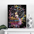 canvas Black Queen Is Like A Diamond Canvas Prints