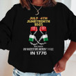 Black Juneteenth 1865, My Ancestors Weren't Free In 1776 Shirt Hoodie AP069