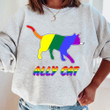 Ally Cat Shirt, LGBT Pride Shirt Hoodie Light AP186