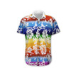 Apparel LGBT Flower Hawaiian Shirt - Hawaii Shirt HIS005