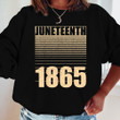 Juneteenth Freedom Day June 19 1865 Black T-Shirt PTH-AP106