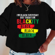 I'm Blackity Black Power Juneteenth Shirt Hoodie AP080