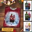 To My Husband Christmas Snow Personalized Bleached Shirt Sweatshirt Hoodie AP422