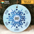 Family Personalized Hanukkah Ornament OR0048