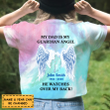 My Guardian Angel Memorial Personalized Tie Dye Shirt Sweatshirt Hoodie AP724