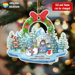 There's Snowplace Like Grandparents' House, Cut Shape Christmas Ornament OR0286