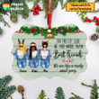 We Are Like A Really Small Gang Together Personalized Christmas Ornament OR0232