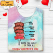 Personalized Couple Valentine Rarest Tie Dye Shirt Sweatshirt Hoodie AP667