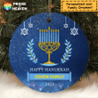 Happy Hanukkah 2021 Custom Family Ornament OR0052