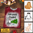 I Do What I Want Christmas Personalized Bleached Shirt Sweatshirt Hoodie AP453
