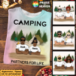 Camping Partners For Life Personalized Tie Dye Shirt Sweatshirt Hoodie AP445