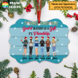 God'd Blessed Us A Gift. It's Friendship Personalized Ornament OR0107
