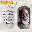 Memorial I Will Carry You With Me Steel Keychain KC005