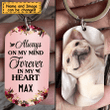 Personalized Memorial Family/Pet Photo Engraved Steel Keychain KC006
