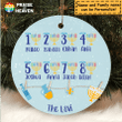 Happy Hanukkah Family Personalized Ornament OR0047