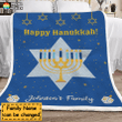 Fleece Blanket Happy Hanukkah FBL063