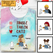 Cats Are Enough Personalized Valentine Tie Dye Shirt Sweatshirt Hoodie AP595