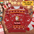 Personalized Unique Gift For Cat/Dog Lovers 3D-Printed Christmas Ugly Sweatshirt Hoodie AP490