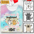 No Boyfriend Just Cats Customized Valentine Tie Dye Shirt Sweatshirt Hoodie AP599