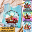 Personalized Peace Girl with Dogs Custom Gift For Dog Lovers Tiedye Shirt Hoodie AP211